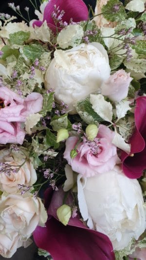 zoom sur le bouquet "fleurs des champs"