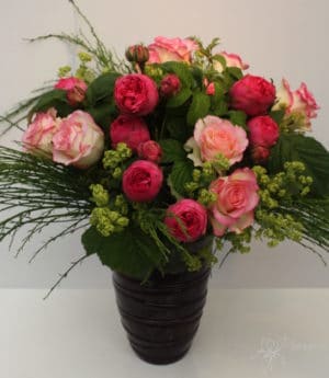 bouquet roses sauvages